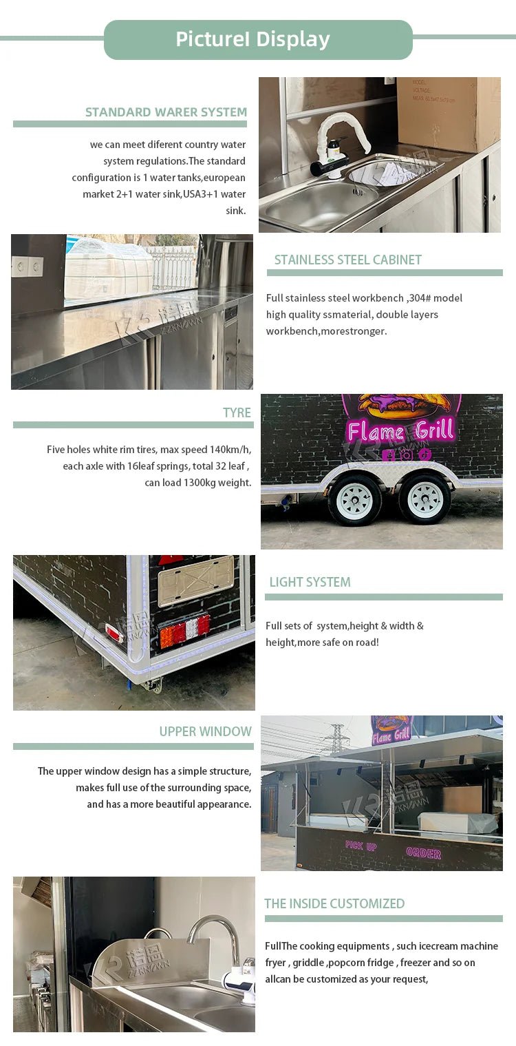 Custom Mobile Food Trailer | by Anwer Fancy | Worldwide Shipping