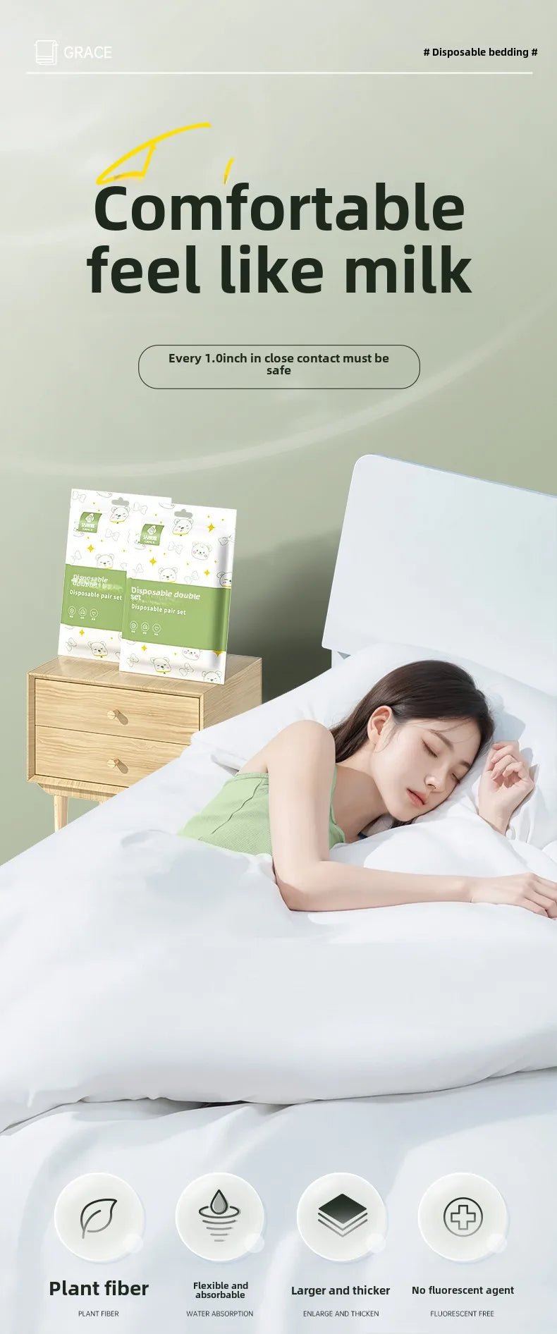 Disposable Bed Sheet Set | by Anwer Fancy | Worldwide Shipping