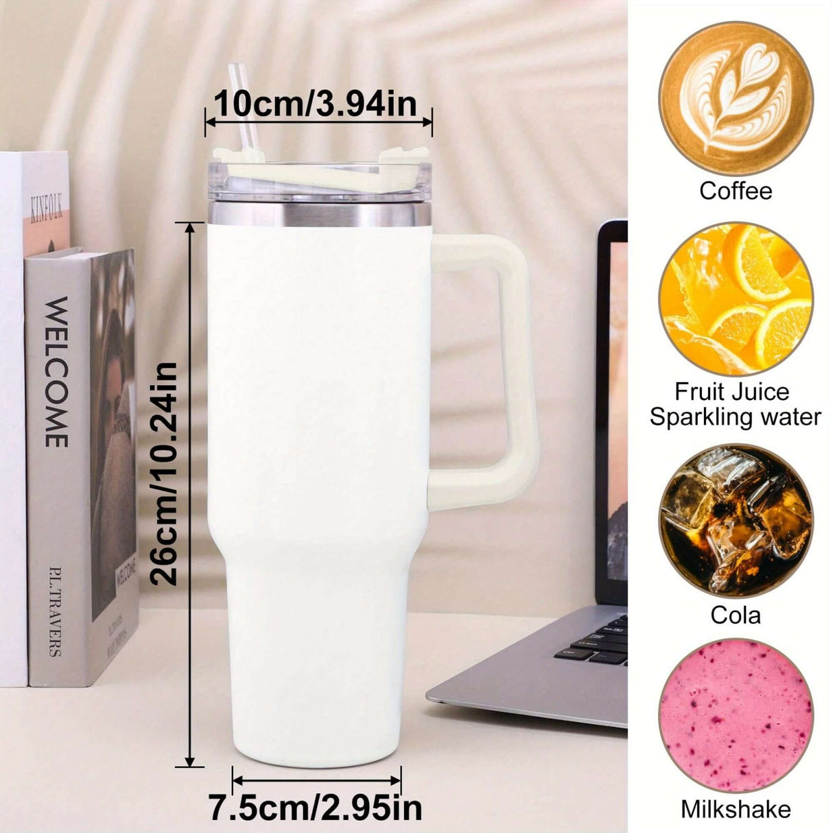 Customized Design Pattern Stainless Steel Travel Coffee