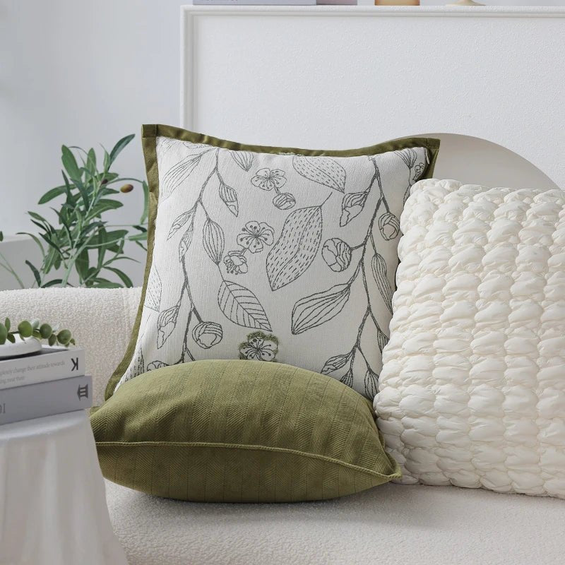Floral Embroidered Cushion Cover | by Anwer Fancy | Worldwide Shipping