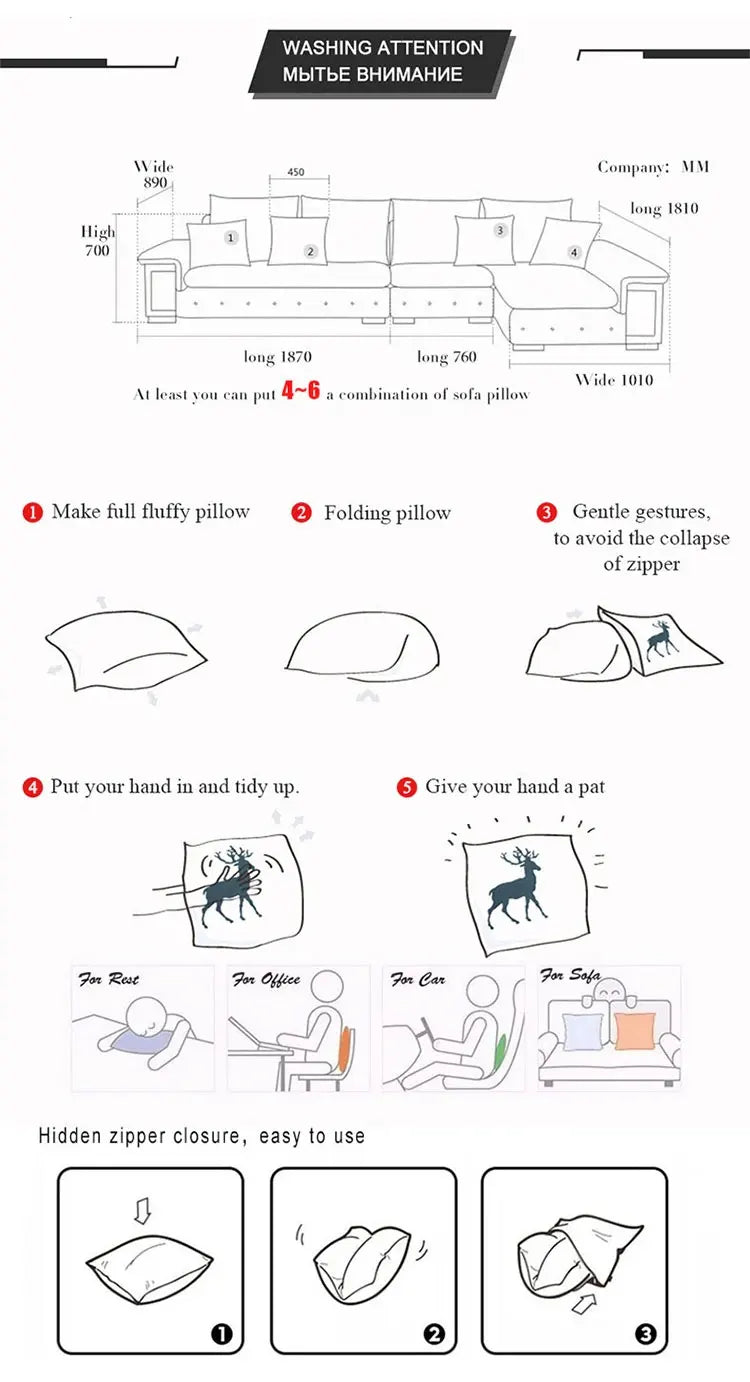 Floral Embroidered Cushion Cover | by Anwer Fancy | Worldwide Shipping