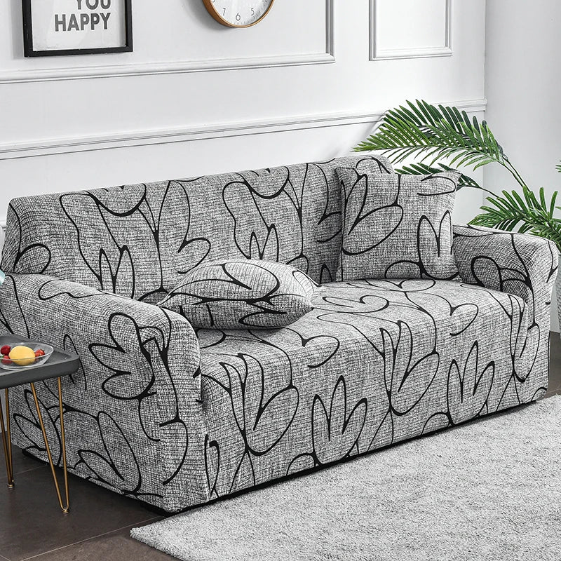 Flower Printed Elastic Sofa Cover | by Anwer Fancy | Worldwide Shipping