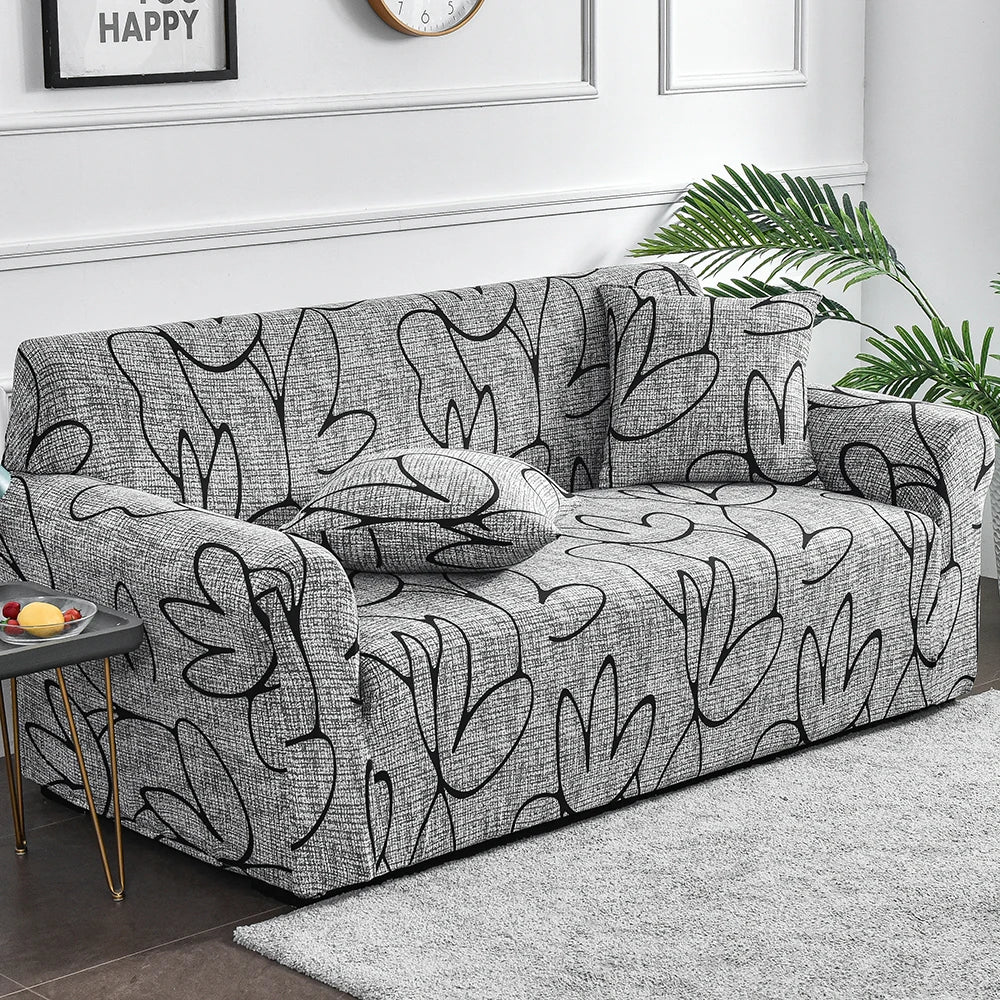 Flower Printed Elastic Sofa Cover | by Anwer Fancy | Worldwide Shipping