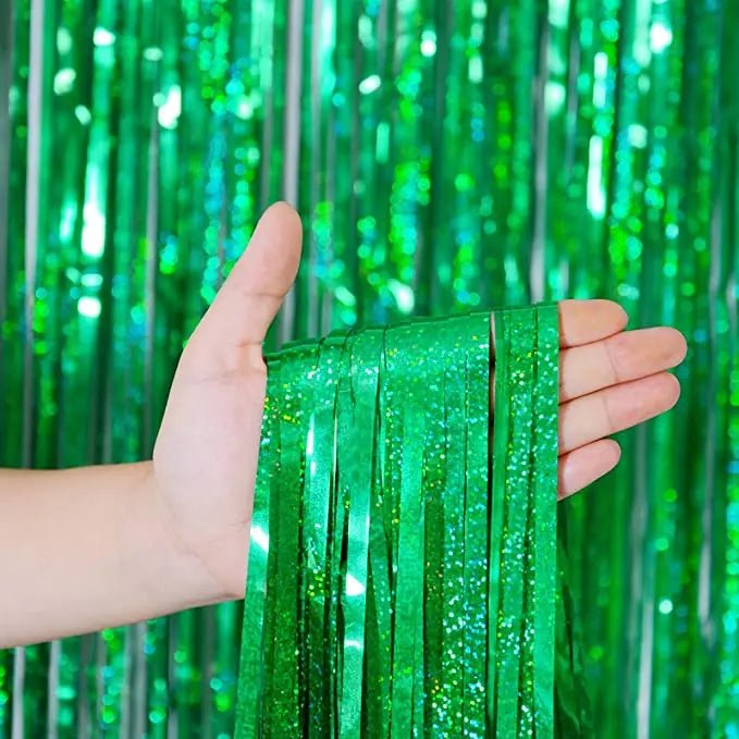 Foil Tinsel Fringe Curtain Backdrop | by Anwer Fancy | Worldwide Shipping