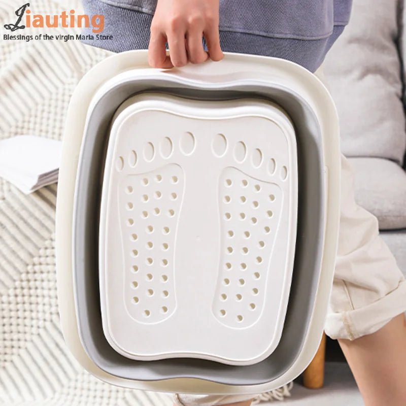 Foldable Footbath Massage Bucket | by Anwer Fancy | Worldwide Shipping