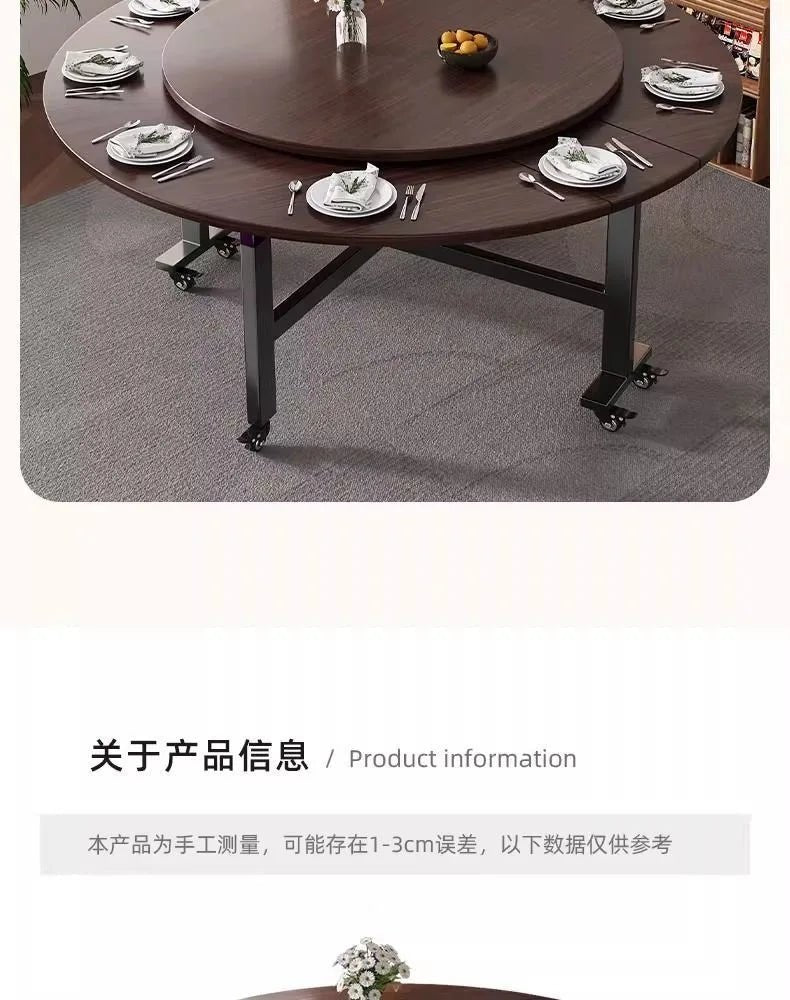 Foldable Round Dining Table | by Anwer Fancy | Worldwide Shipping