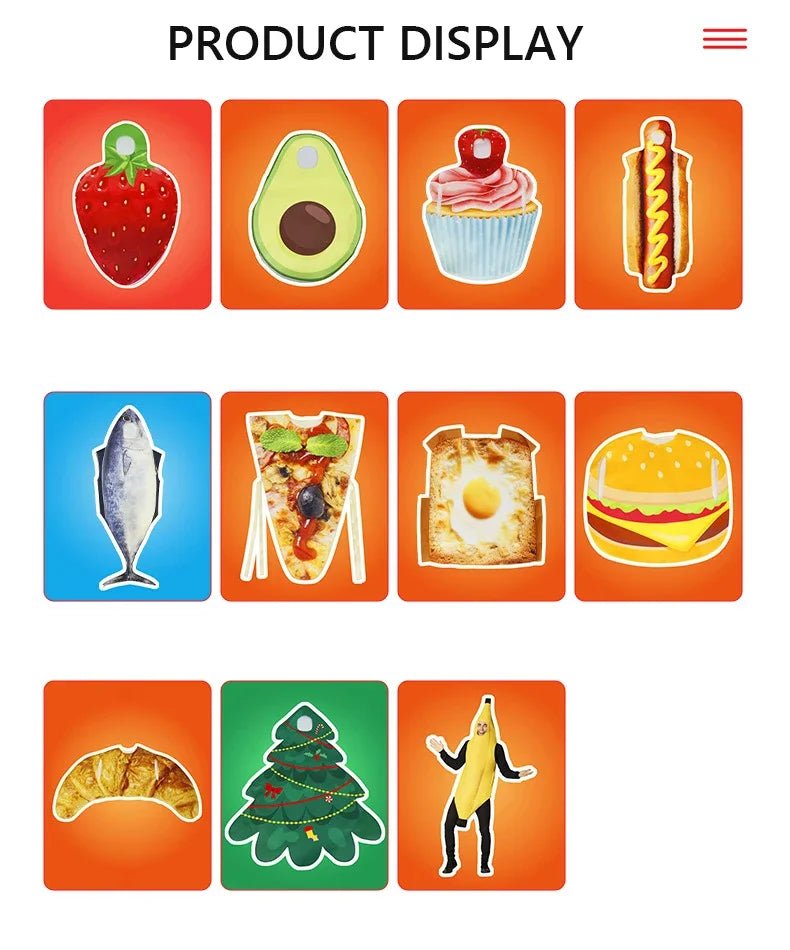 Funny Food Costume Set | by Anwer Fancy | Worldwide Shipping