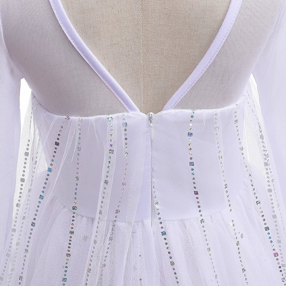 Girls Snow Queen Princess Costume | by Anwer Fancy | Worldwide Shipping