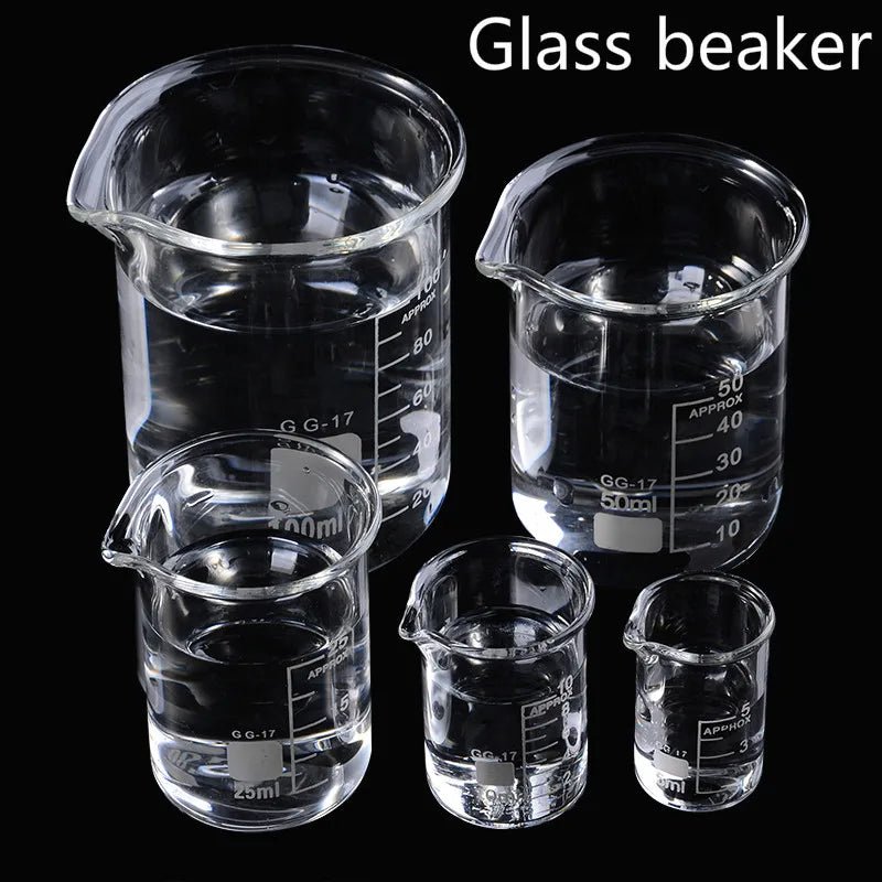 Glass Beaker Set (5pcs) | by Anwer Fancy | Worldwide Shipping
