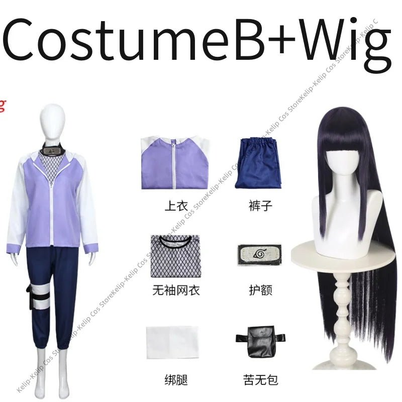 Hyuga Hinata Cosplay Set | by Anwer Fancy | Worldwide Shipping