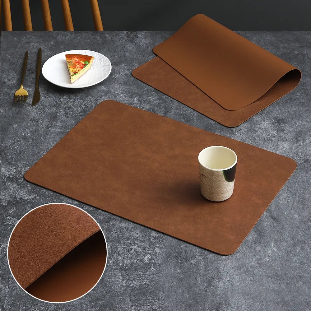 Leather Placemats Set | by Anwer Fancy | Worldwide Shipping