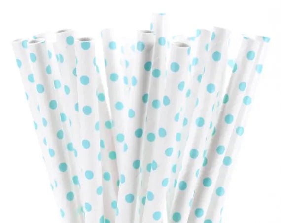 Light Color Paper Straws (25pcs) | by Anwer Fancy | Worldwide Shipping