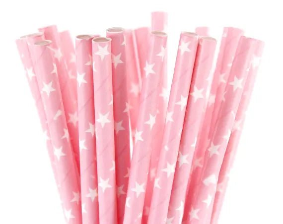 Light Color Paper Straws (25pcs) | by Anwer Fancy | Worldwide Shipping
