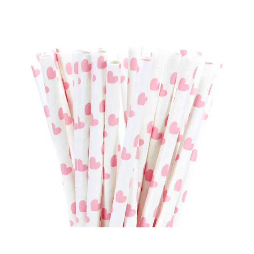 Light Color Paper Straws (25pcs) | by Anwer Fancy | Worldwide Shipping