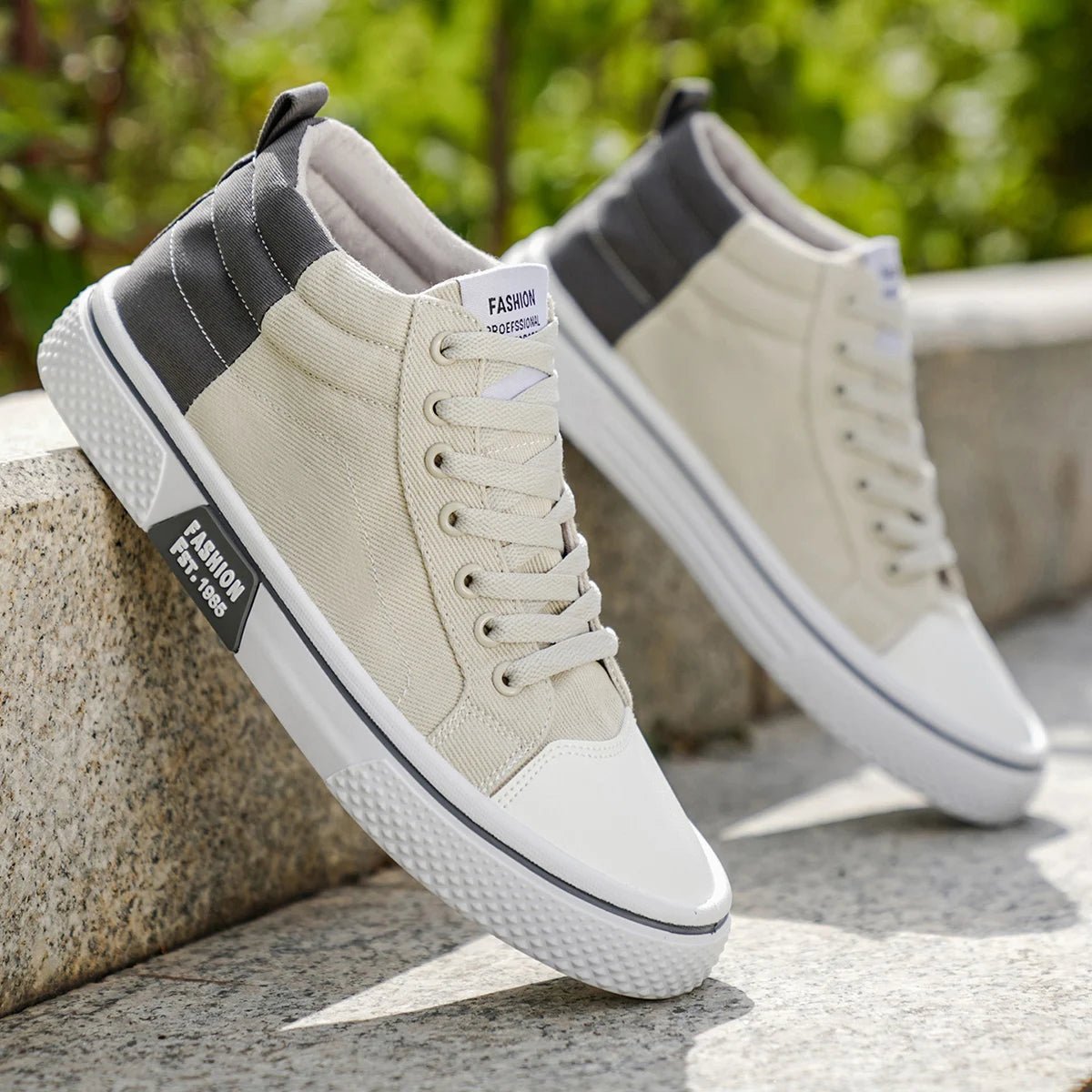 Men Mid - Top Canvas Shoes | by Anwer Fancy | Worldwide Shipping