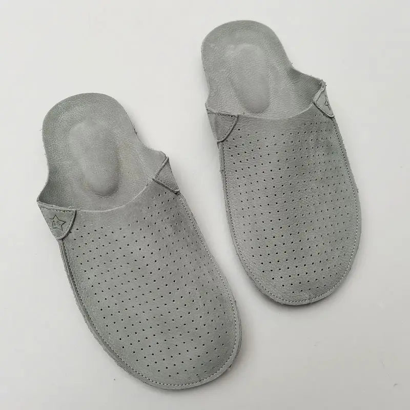 Men Retro Leather Mules | by Anwer Fancy | Worldwide Shipping