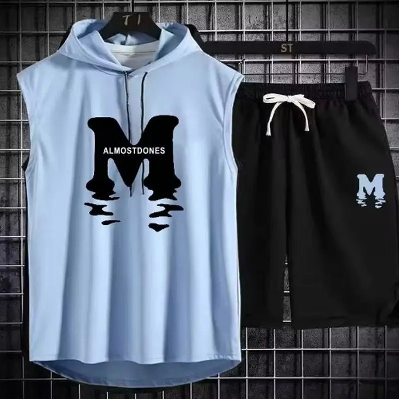 Men’s 2025 Summer Sleeveless Tracksuit Set | by Anwer Fancy | Worldwide Shipping