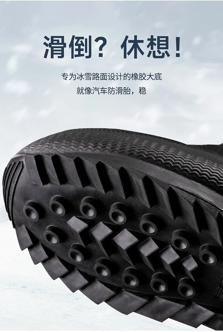 Men’s 2025 Wool Plush Ankle Boots | Men's Snow Boots by Anwer Fancy | Worldwide Shipping