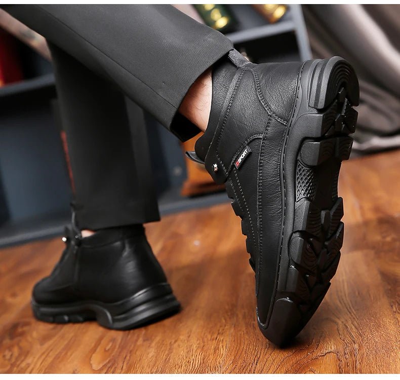 Men’s Christmas Sheepskin Snow Shoes | Men's Snow Boots by Anwer Fancy | Worldwide Shipping