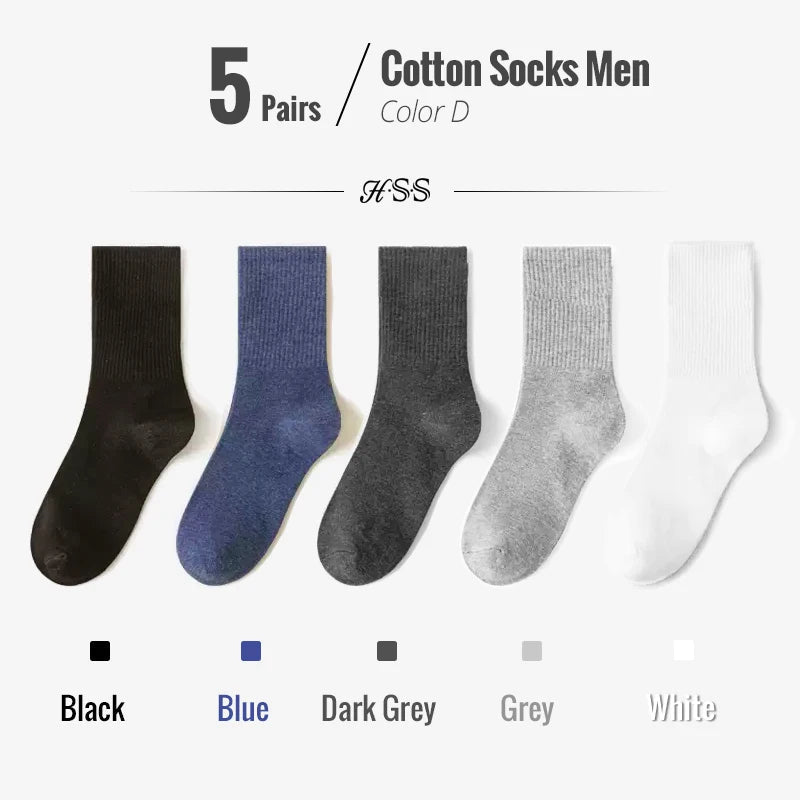 Men’s Combed Cotton Dress Socks (5/10 Pairs) | Men's Socks & Hosiery by Anwer Fancy | Worldwide Shipping