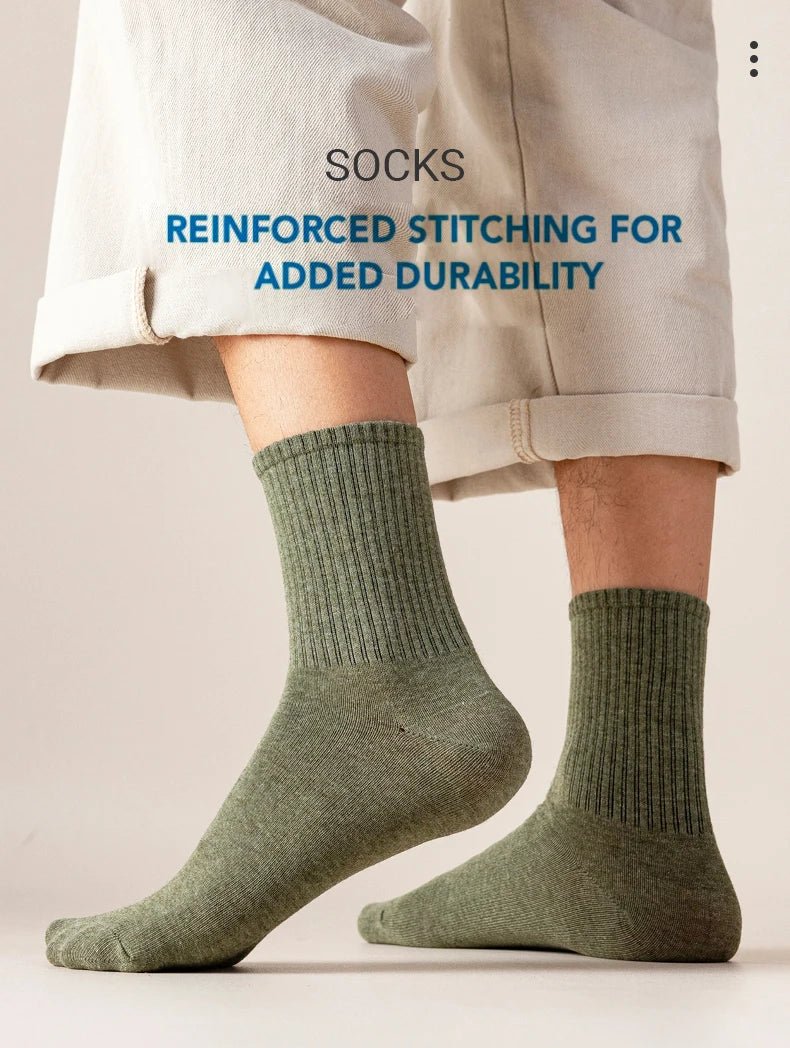 Men’s Combed Cotton Dress Socks (5/10 Pairs) | Men's Socks & Hosiery by Anwer Fancy | Worldwide Shipping