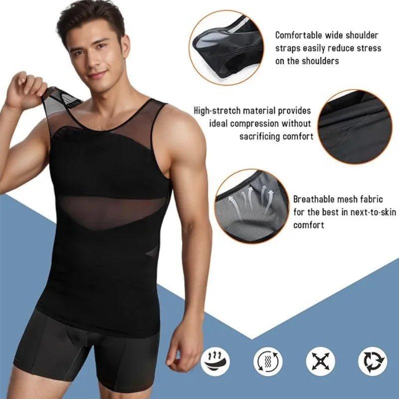 Men’s Compression Shaper Tank Top | by Anwer Fancy | Worldwide Shipping