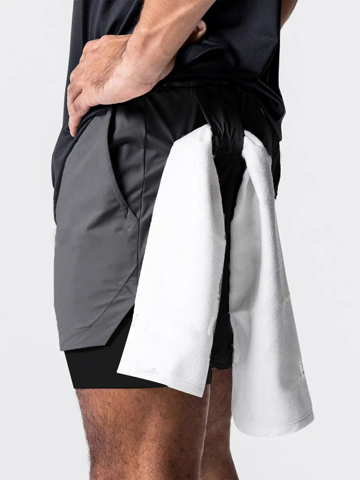 Men’s Double - Layer Basketball Shorts | by Anwer Fancy | Worldwide Shipping