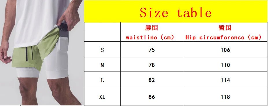 Men’s Double - Layer Basketball Shorts | by Anwer Fancy | Worldwide Shipping