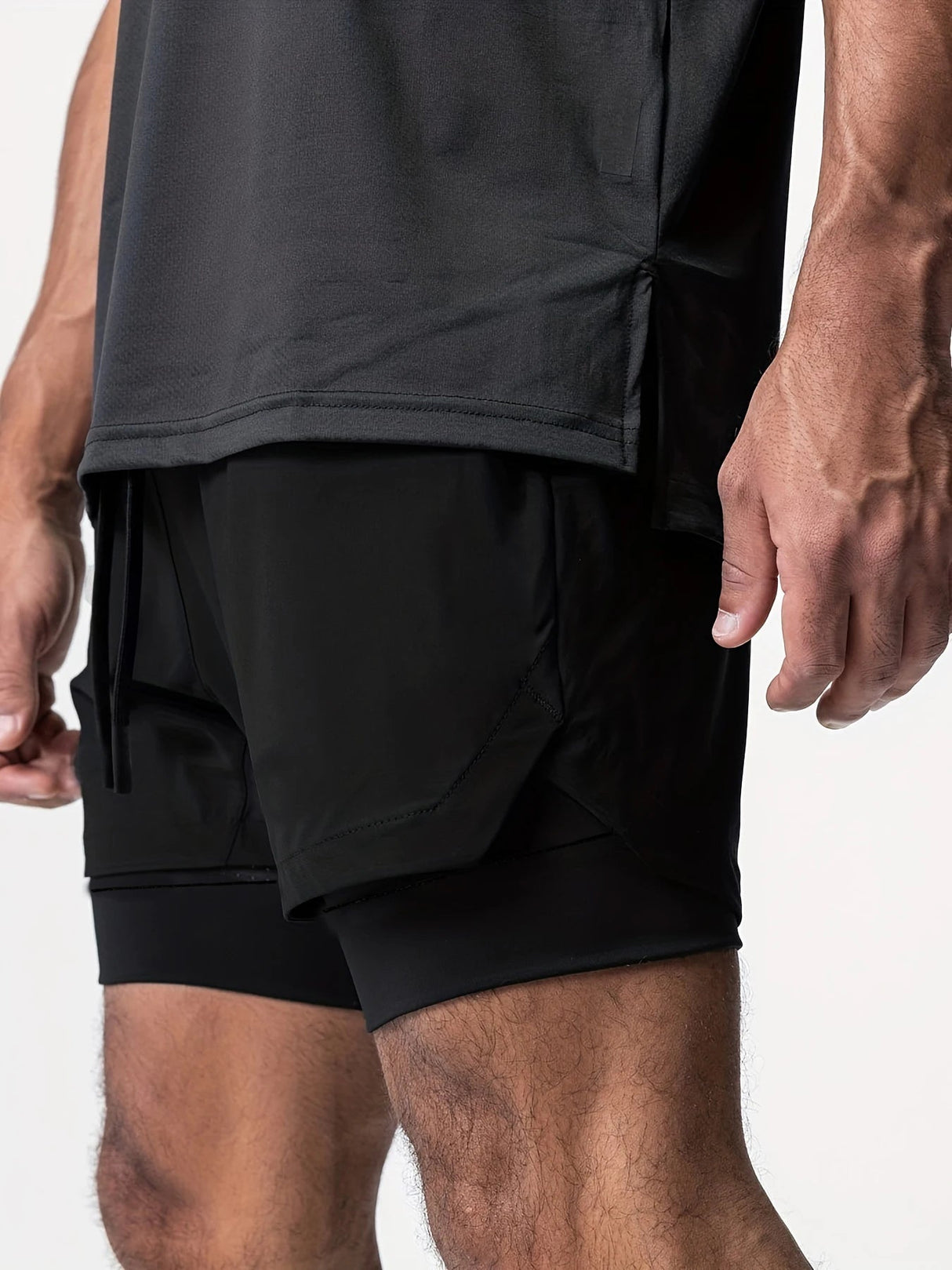 Men’s Double - Layer Basketball Shorts | by Anwer Fancy | Worldwide Shipping
