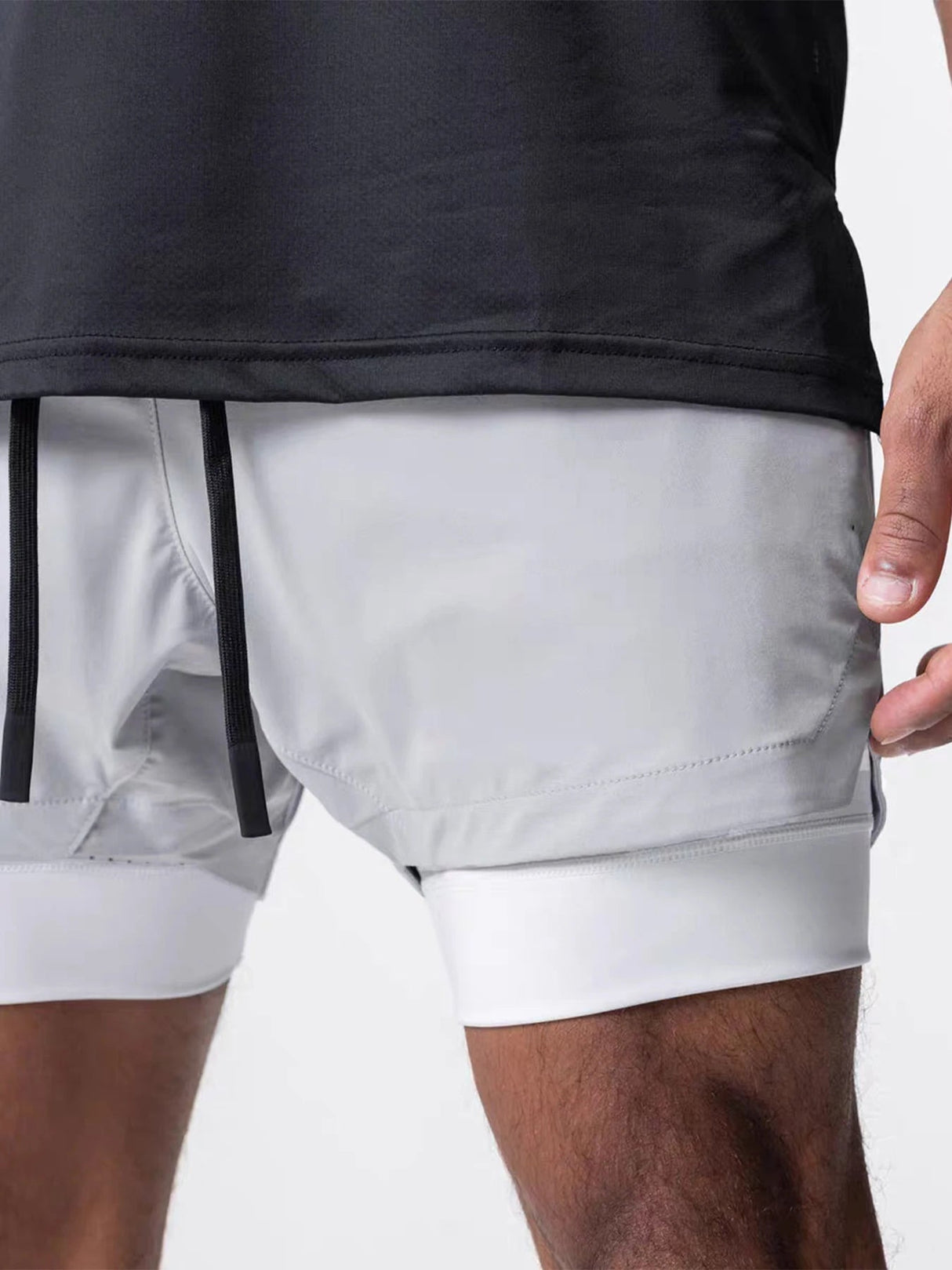Men’s Double - Layer Basketball Shorts | by Anwer Fancy | Worldwide Shipping