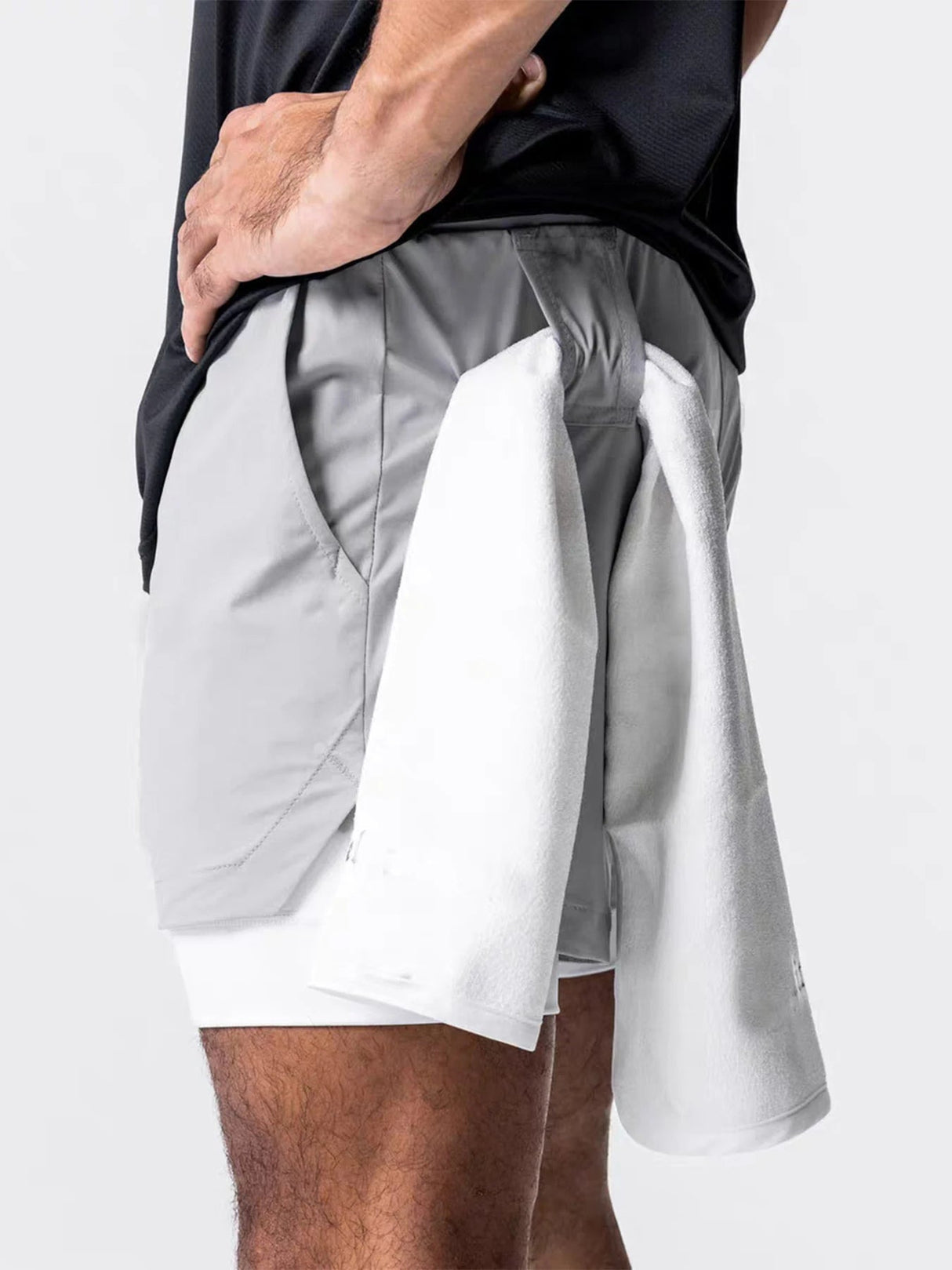 Men’s Double - Layer Basketball Shorts | by Anwer Fancy | Worldwide Shipping