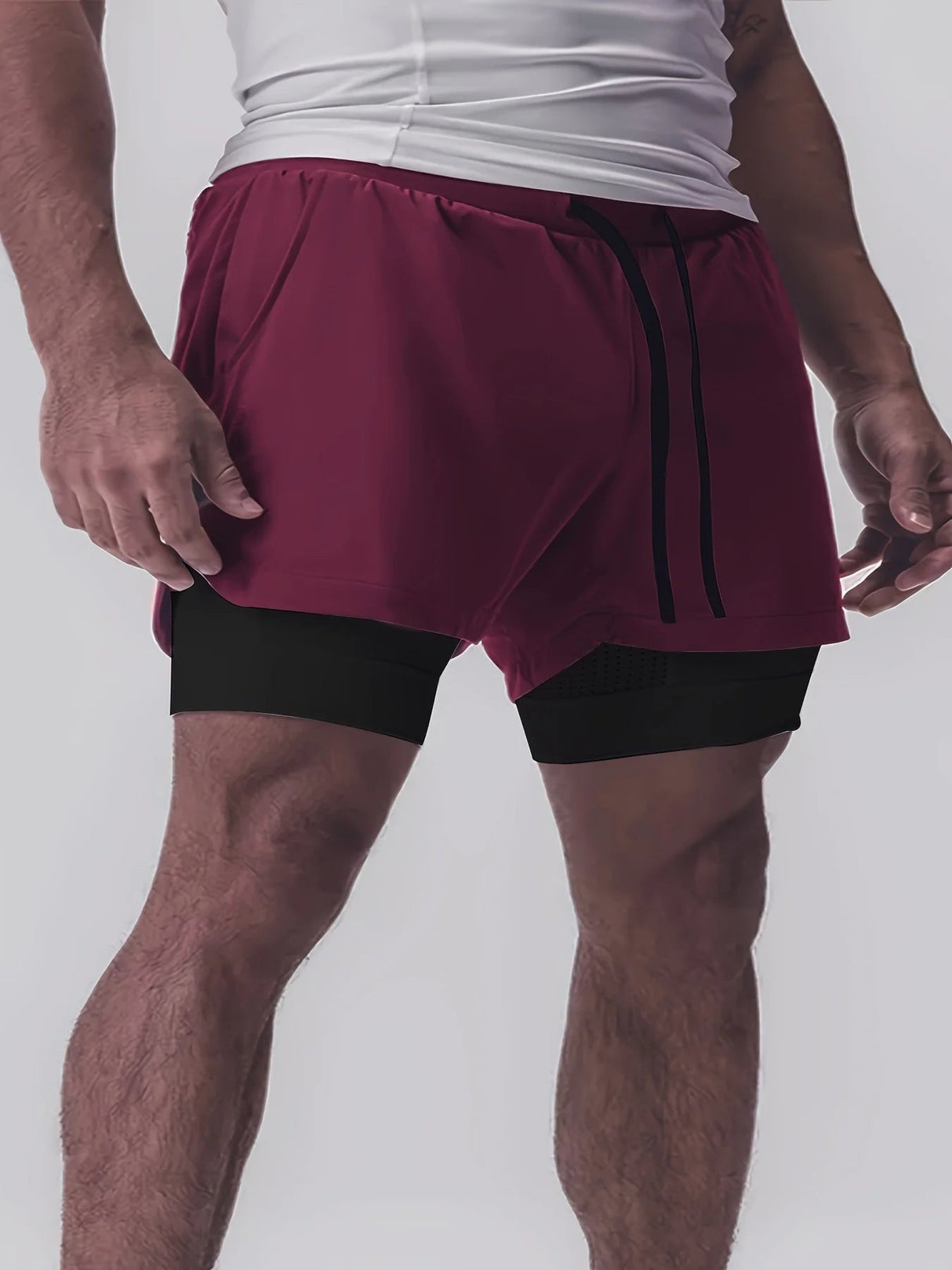 Men’s Double - Layer Basketball Shorts | by Anwer Fancy | Worldwide Shipping