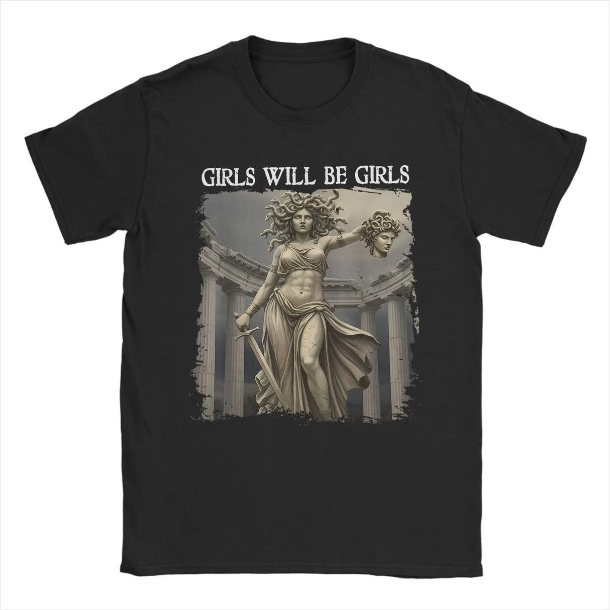 Men’s Feminist Medusa T-Shirt | by Anwer Fancy | Worldwide Shipping