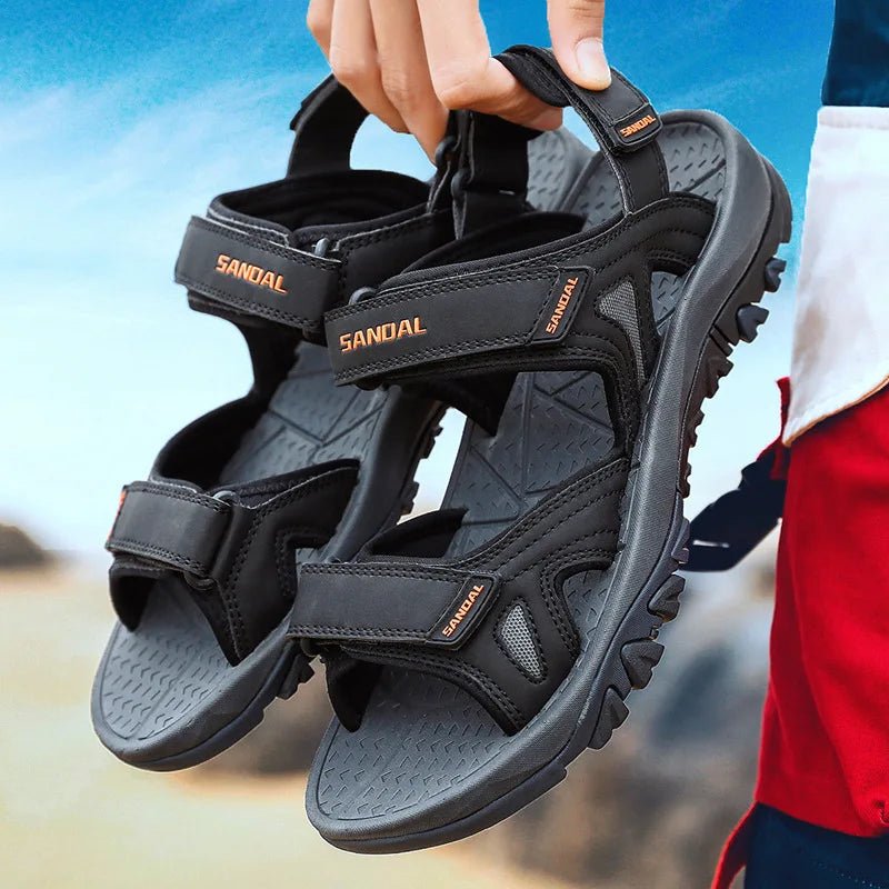 Men’s Genuine Leather Beach Sandals | by Anwer Fancy | Worldwide Shipping