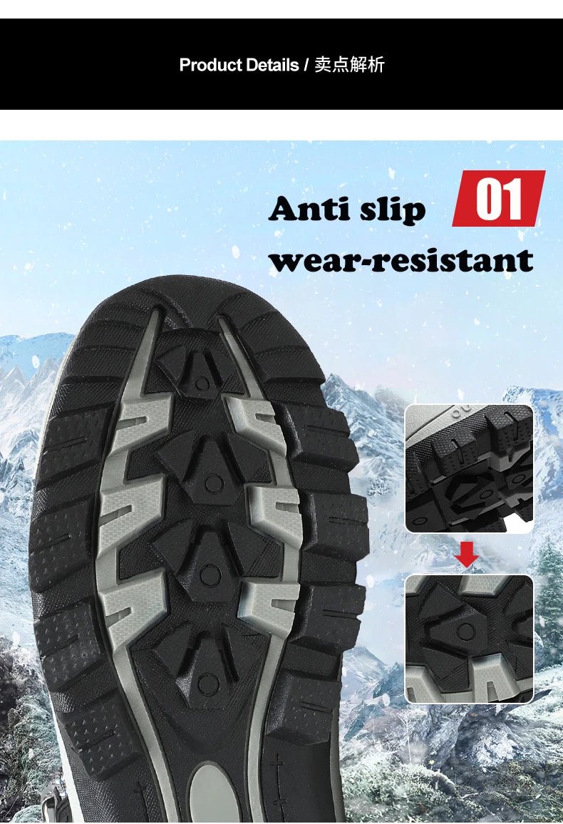 Men’s High Top Waterproof Snow Boots | Men's Snow Boots by Anwer Fancy | Worldwide Shipping