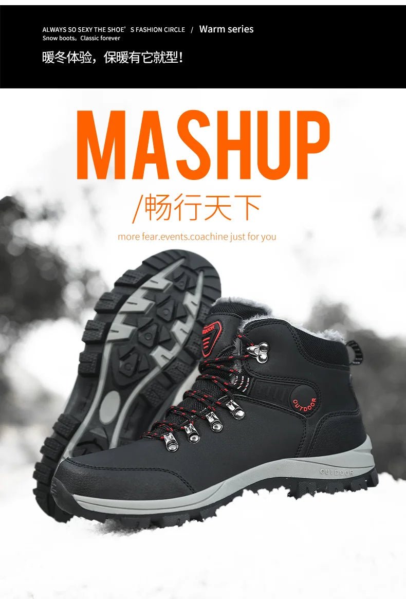 Men’s High Top Waterproof Snow Boots | Men's Snow Boots by Anwer Fancy | Worldwide Shipping