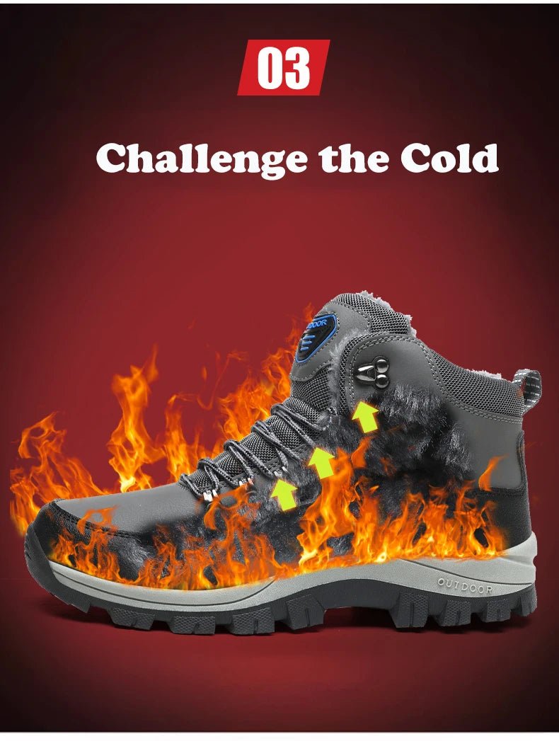 Men’s High Top Waterproof Snow Boots | Men's Snow Boots by Anwer Fancy | Worldwide Shipping