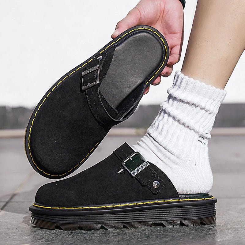 Men’s Leather Casual Beach Slippers | by Anwer Fancy | Worldwide Shipping