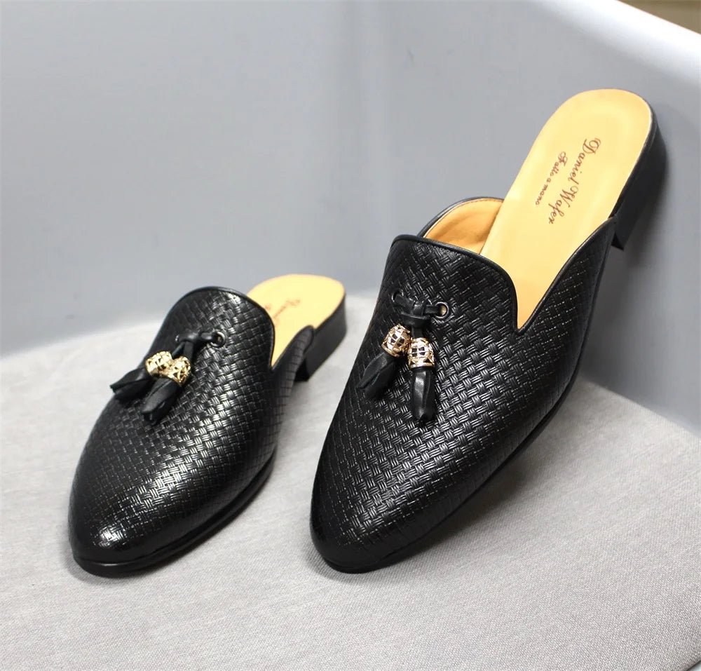 Men’s Leather Mules | Men's Mules & Clogs by Anwer Fancy | Worldwide Shipping