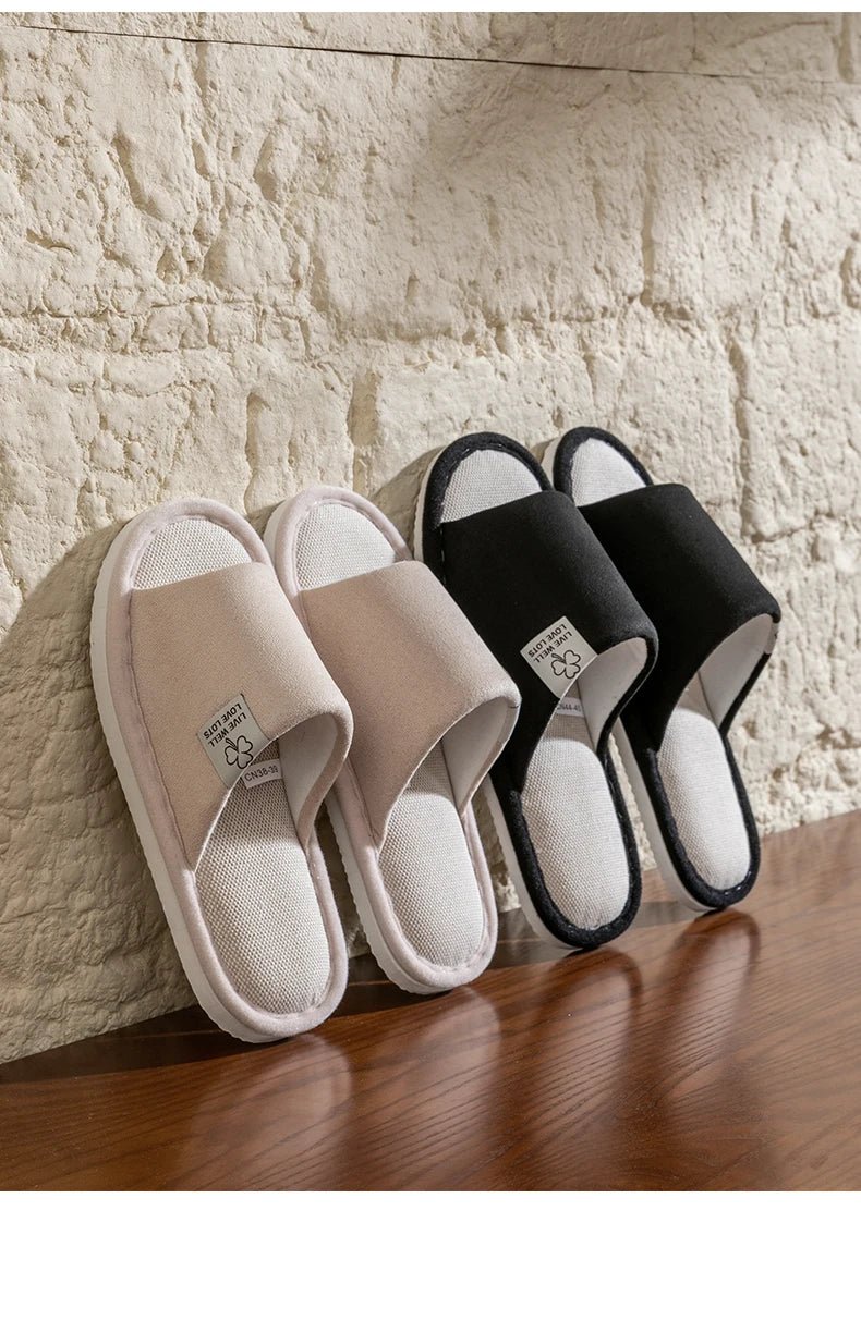 Men’s Linen Non - Slip Home Slippers | by Anwer Fancy | Worldwide Shipping