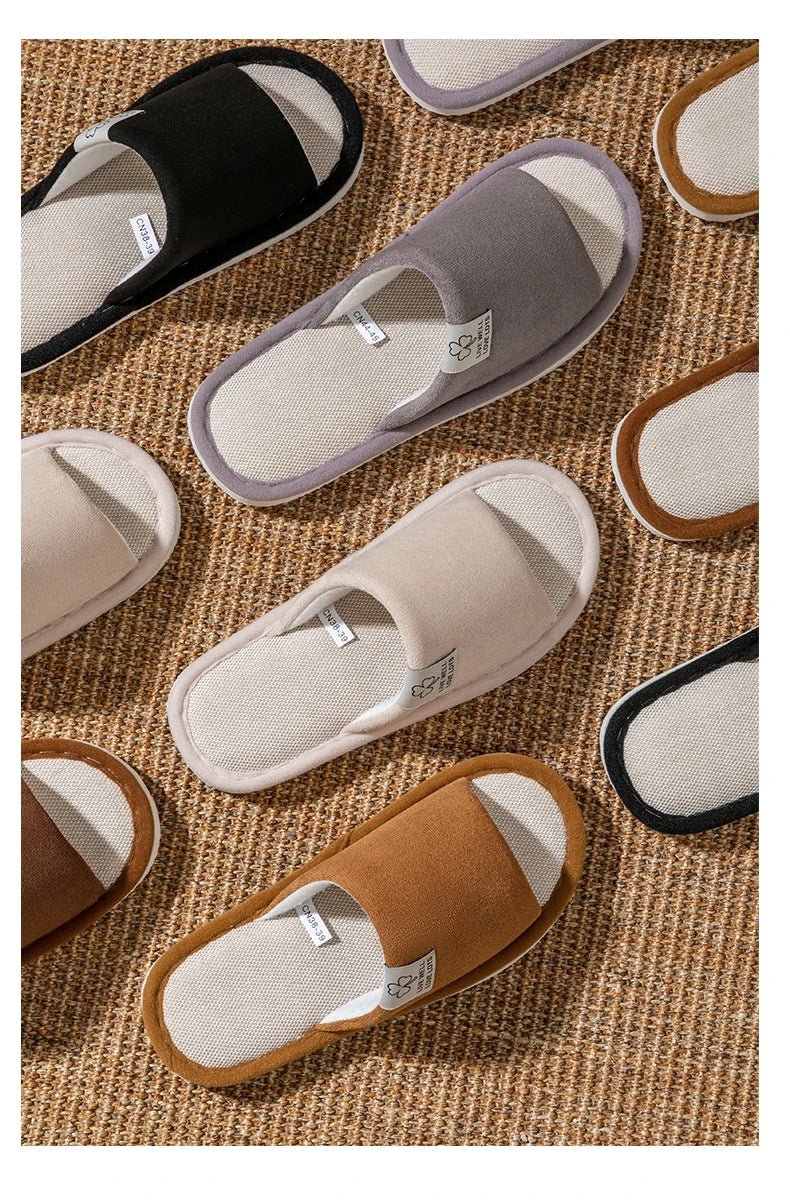 Men’s Linen Non - Slip Home Slippers | by Anwer Fancy | Worldwide Shipping