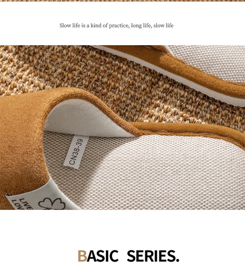 Men’s Linen Non - Slip Home Slippers | by Anwer Fancy | Worldwide Shipping