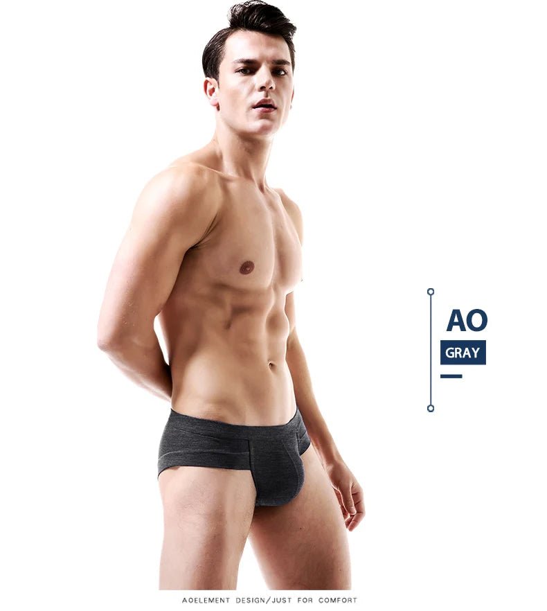 Men's Modal Briefs – Low Waist Sport Pocket | by Anwer Fancy | Worldwide Shipping