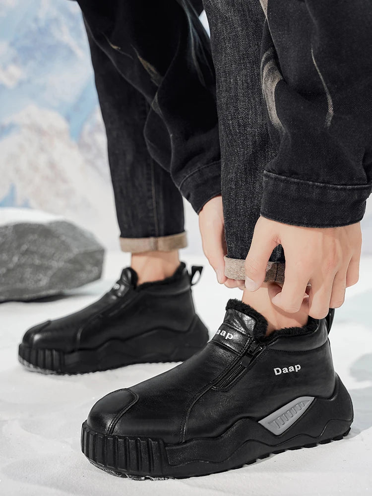 Men’s Non - Slip Short Winter Boots | Men's Snow Boots by Anwer Fancy | Worldwide Shipping