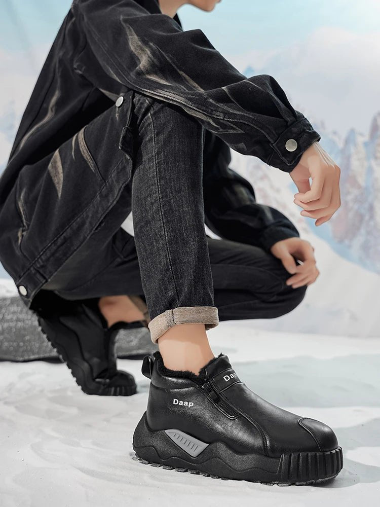 Men’s Non - Slip Short Winter Boots | Men's Snow Boots by Anwer Fancy | Worldwide Shipping