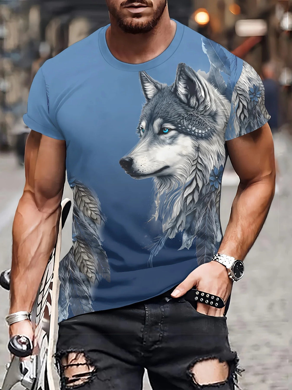 Men’s Novelty Graphic T-Shirt | by Anwer Fancy | Worldwide Shipping