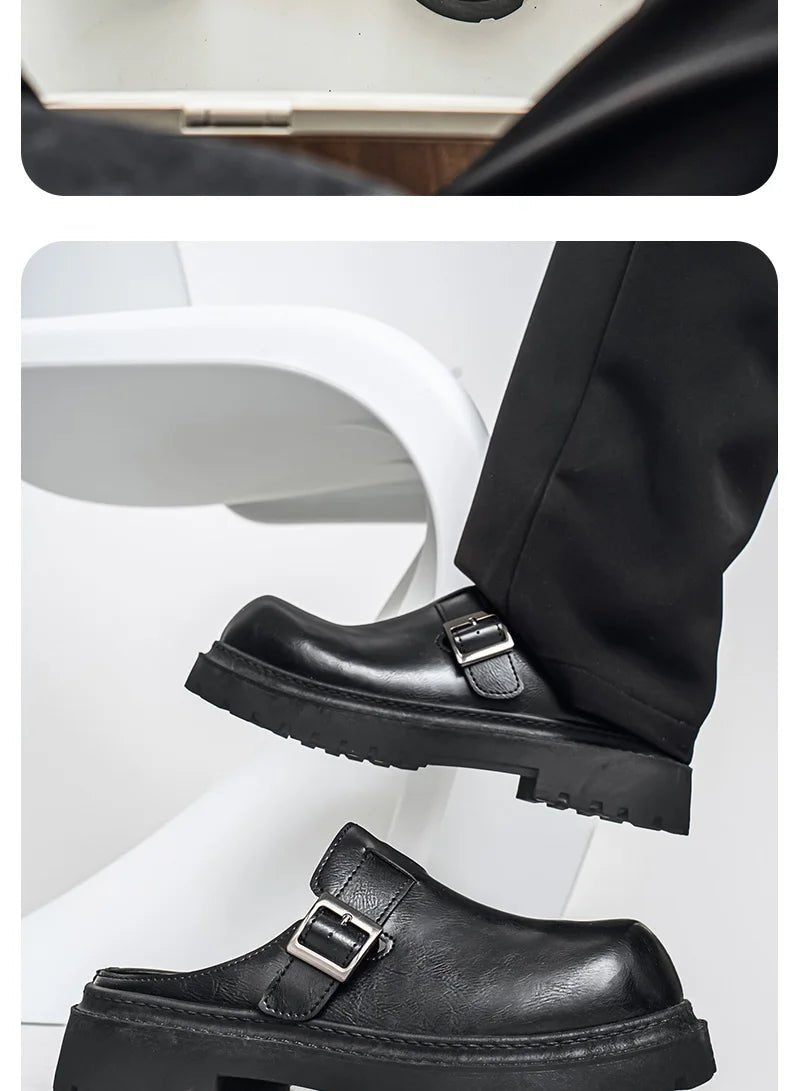 Men’s Outdoor Leather Mules | Men's Mules & Clogs by Anwer Fancy | Worldwide Shipping