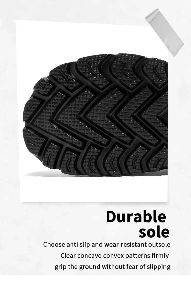 Men’s Plush Warm Outdoor Work Boots | Men's Snow Boots by Anwer Fancy | Worldwide Shipping