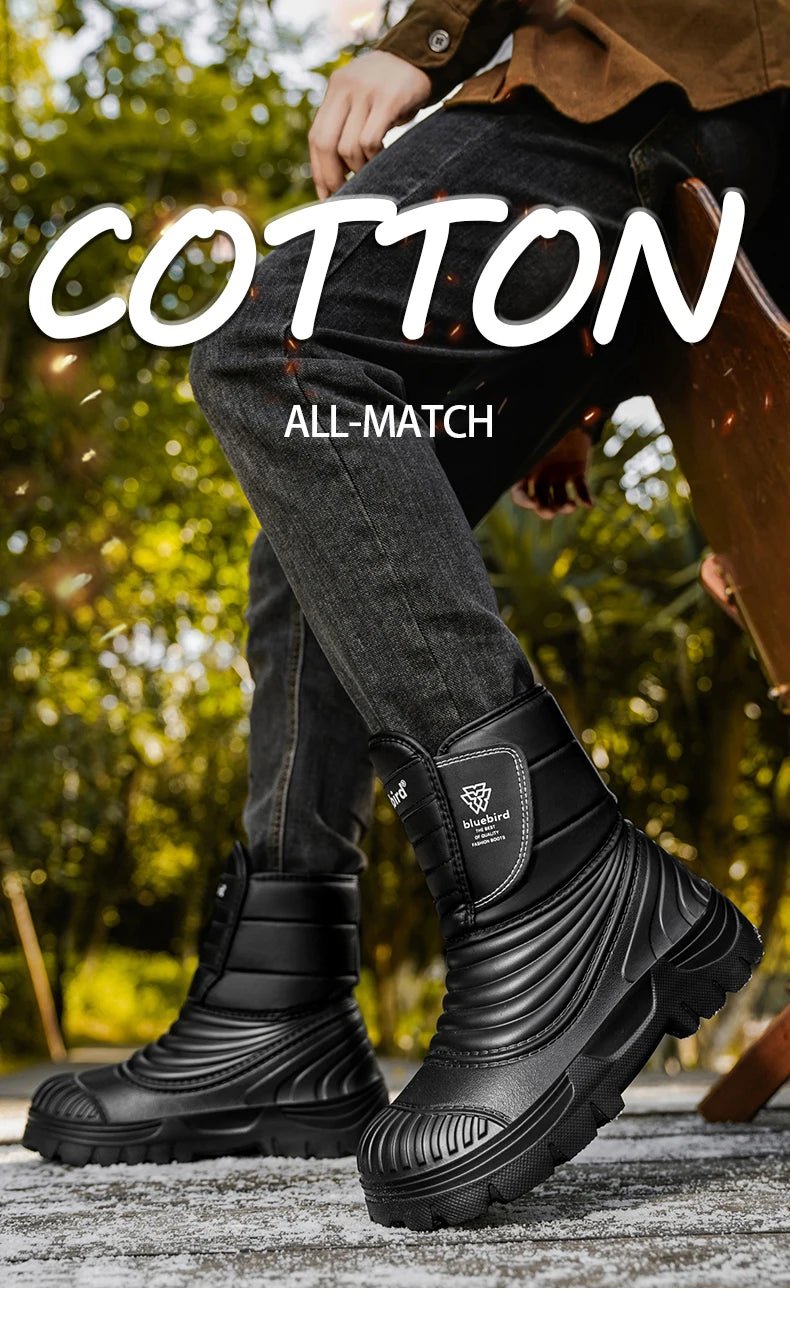 Men’s Plush Warm Outdoor Work Boots | Men's Snow Boots by Anwer Fancy | Worldwide Shipping