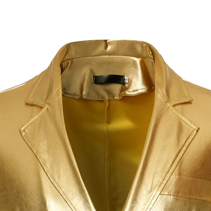 Men’s Shiny Gold Party Suit Set | by Anwer Fancy | Worldwide Shipping
